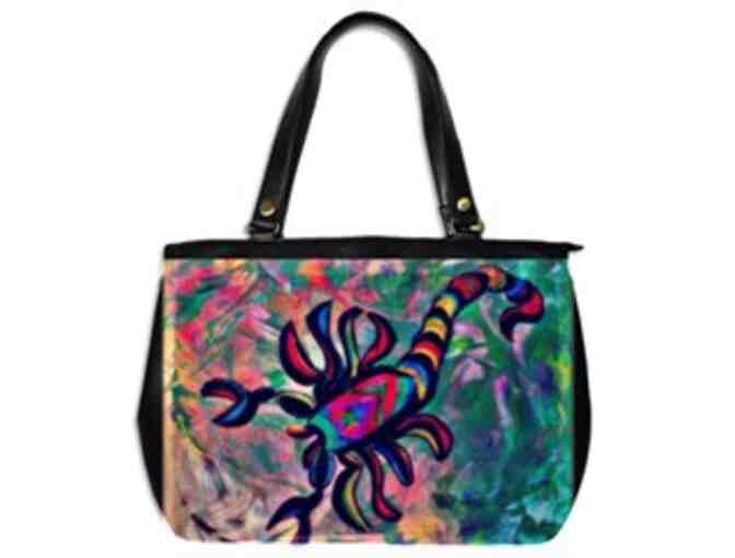 *'EXCLUSIVELY YOURS!':  CUSTOM MADE ART TOTE BAG!:  'SCORPIO' by WBK