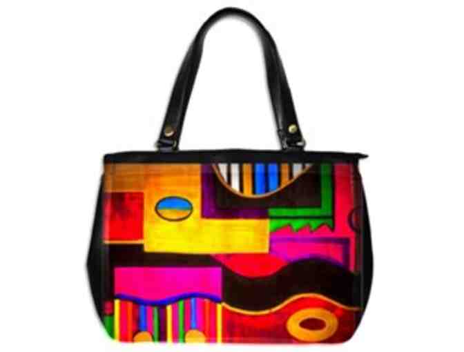 *'EXCLUSIVELY YOURS!':  CUSTOM MADE ART TOTE BAG!:  'THE FASHION SHOW' BY WBK