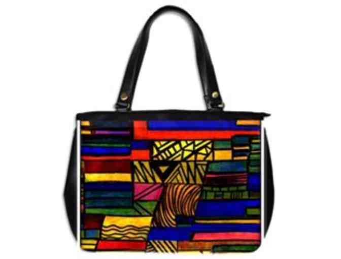 *'EXCLUSIVELY YOURS!':  CUSTOM MADE ART TOTE BAG!: 'COMMUNITY WEAVE'