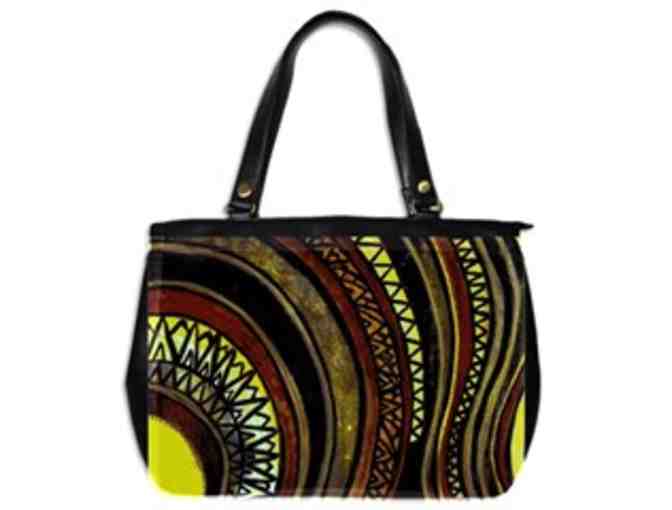 *'EXCLUSIVELY YOURS!':  CUSTOM MADE ART TOTE BAG!:  'DECO'
