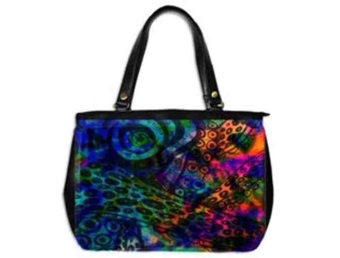 *'EXCLUSIVELY YOURS!':  CUSTOM MADE ART TOTE BAG!:  'UNDER THE SEA' BY WBK