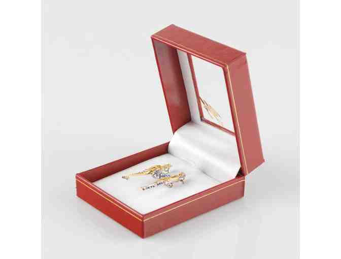 *ERTE! From the Father of ART DECO: Initial 'H' Pendant/Brooch!