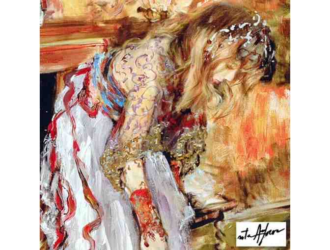 '*1 ONLY! FIVE STAR COLLECTIBLE!: AMBER BY ACCLAIMED ARTIST RITA ASFOUR!'