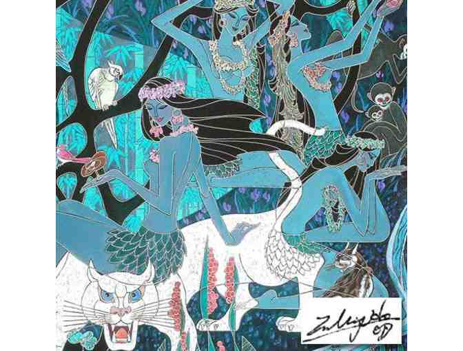 '*1 ONLY! FOUR STAR COLLECTIBLE! 'White Panther' by Richard Zu Ming Ho!!!!!'