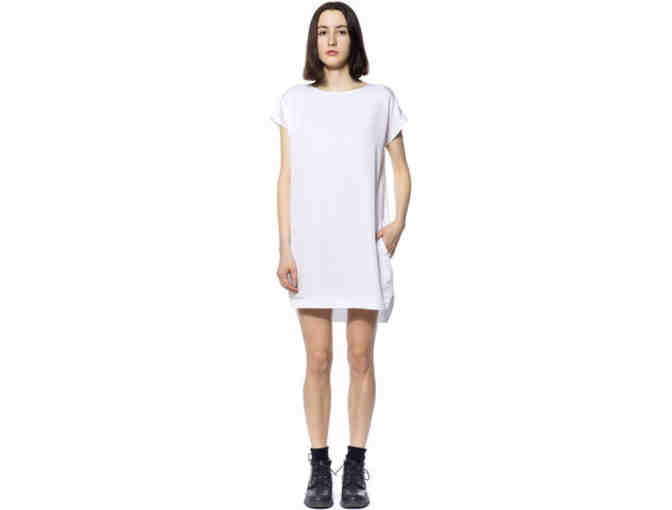 *'SILKY TENCEL SHIFT DRESS: ART-IFIED AND EXCLUSIVELY YOURS':  'STARS OF DAVID' BY WBK