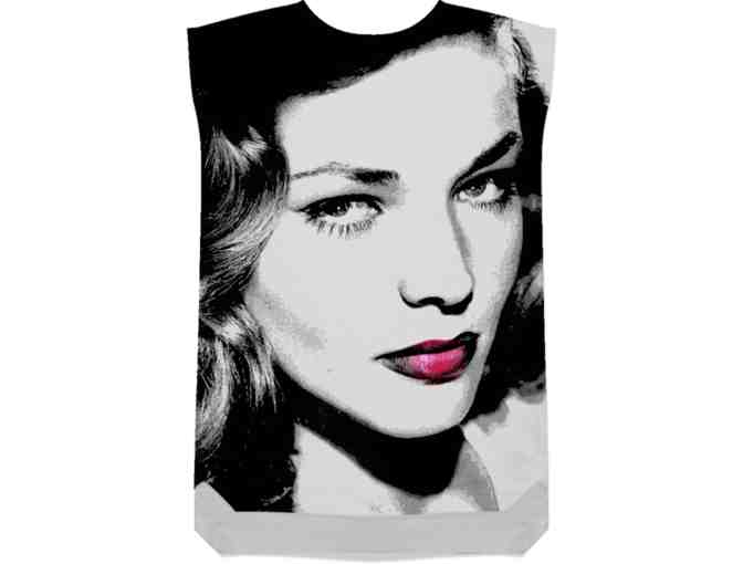 *'SILKY TENCEL SHIFT DRESS: ART-IFIED AND EXCLUSIVELY YOURS!':  'BACALL' by WBK