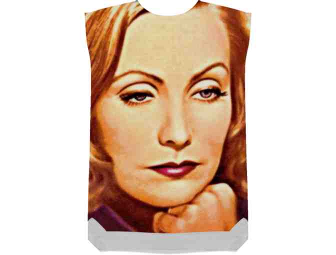 *'SILKY TENCEL SHIFT DRESS, ART-IFIED AND EXCLUSIVELY YOURS!':  'GRETA GARBO
