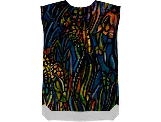 *'SILKY TENCEL SHIFT DRESS, ART-IFIED AND EXCLUSIVELY YOURS!': 'FIELD OF DREAMS' BY WBK
