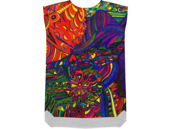 *'SILKY TENCEL SHIFT DRESS, ART-IFIED AND EXCLUSIVELY YOURS!': TECHNICOLOR DREAMS BY WBK