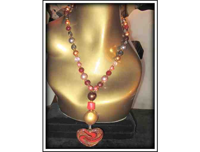 *FOR THE LOVE OF YOUR LIFE!: 1/KIND GEMSTONE NECKLACE