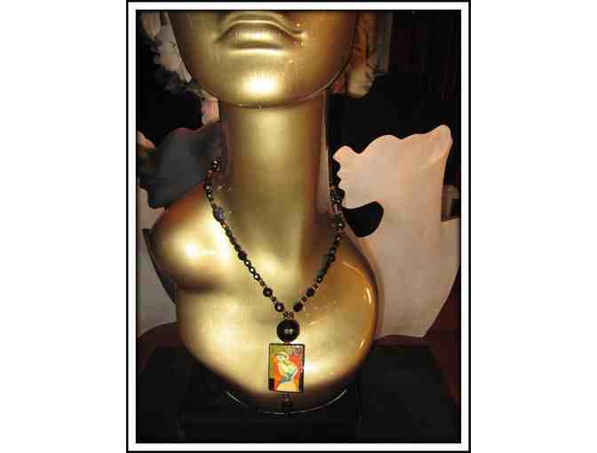 *A PICASSO JUST FOR YOU: 1/KIND GEMSTONE NECKLACE!