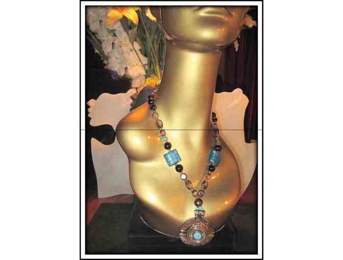 *ANCIENT REFLECTIONS: 1/KIND GEMSTONE NECKLACE!