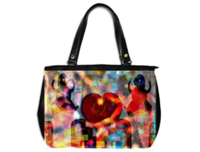 *  'VIRGO' BY WBK: CUSTOM MADE LEATHER TOTE BAG!