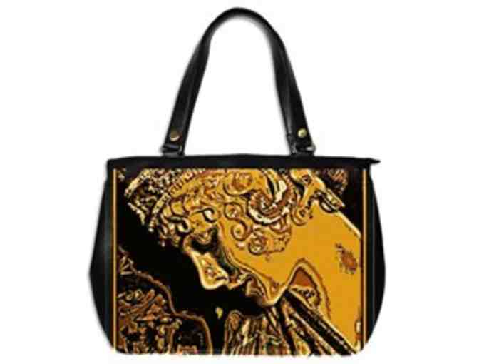*  'ICONIC': CUSTOM MADE LEATHER TOTE BAG!