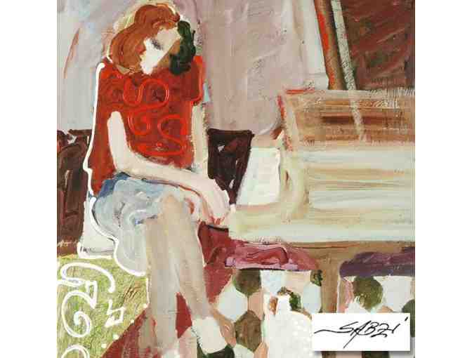 AT THE PIANO BY SABZI