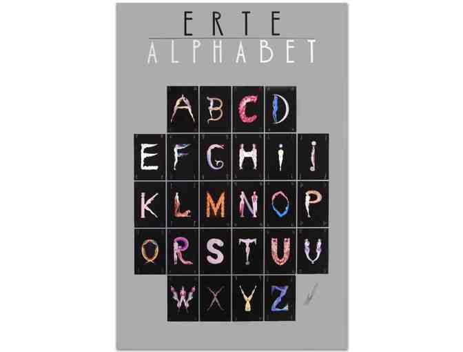 'Alphabet' Fine Art Poster (24' x 36') by Famed Designer Erte (1892-1990)