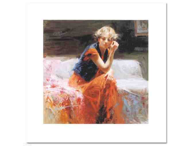'Silent Contemplation' LIMITED EDITION Giclee on Canvas by Pino (1939-2010)