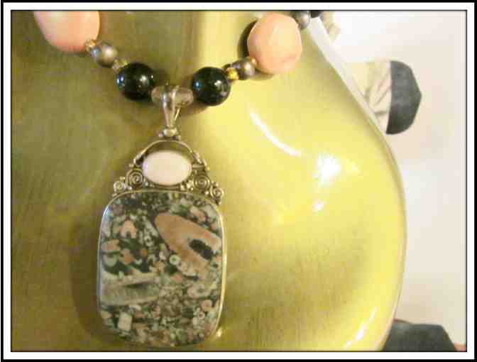 'THE PICASSO STONE'  1/kind Gemstone Necklace!