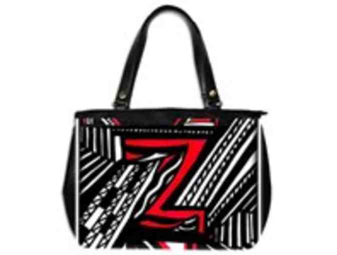 *  'INITIAL Z': CUSTOM MADE LEATHER TOTE BAG!