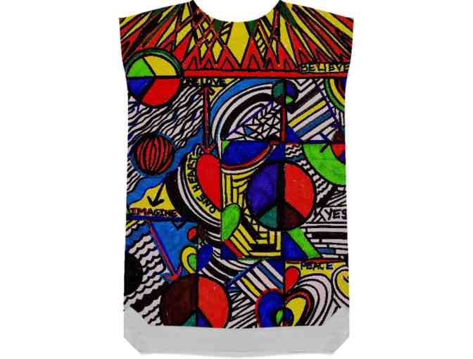 * 'ADVOCATE PEACE': Exclusively YOURS!: Timeless and Versatile ART SHIFT DRESS!