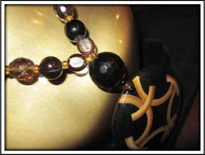 *A FOCAL POINT: 1/KIND GEMSTONE NECKLACE!