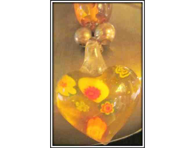 *A HEART FILLED WITH SUNSHINE!: 1/Kind Gemstone Necklace