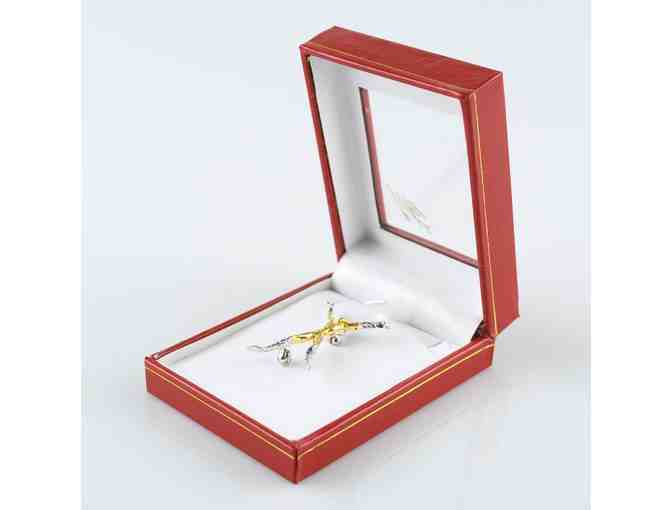 *ERTE!!! From the Father of Art Deco: Initial 'X' Pendant/ Brooch!