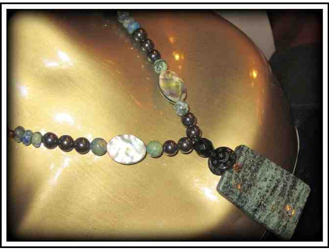 *FEELING THE FOREST: 1/KIND GEMSTONE NECKLACE!