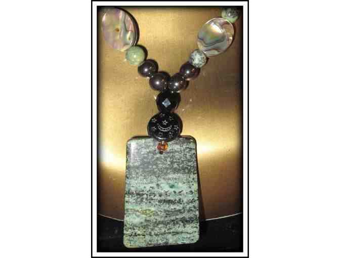 *FEELING THE FOREST: 1/KIND GEMSTONE NECKLACE!