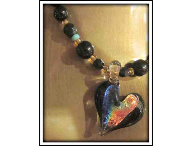*BECAUSE OF LOVE: 1/Kind Gemstone Necklace!