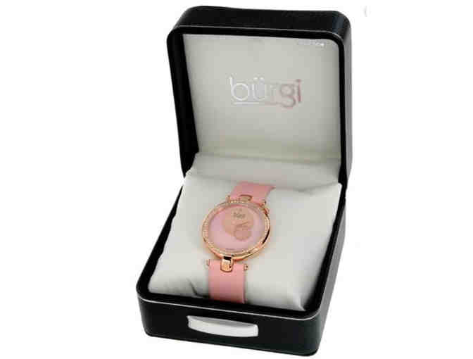 BURGI Diamond and Crystal Watch!