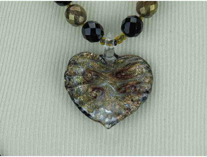 #37 by BeJeweled: 1/KIND HANDMADE NECKLACE FEATURES SEMI PRECIOUS GEMS! 'STATEMENT'