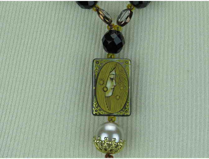 #36 by BeJeweled: 1/KIND, HANDMADE NECKLACE FEATURES SEMI PRECIOUS GEMS! 'STATEMENT'