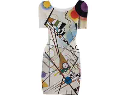 "COMPOSITION VIII" BY KANDINSKY: BODYCON DRESS!