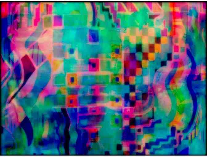 'SOUTH BEACH':  HUGE 60X40' CANVAS!