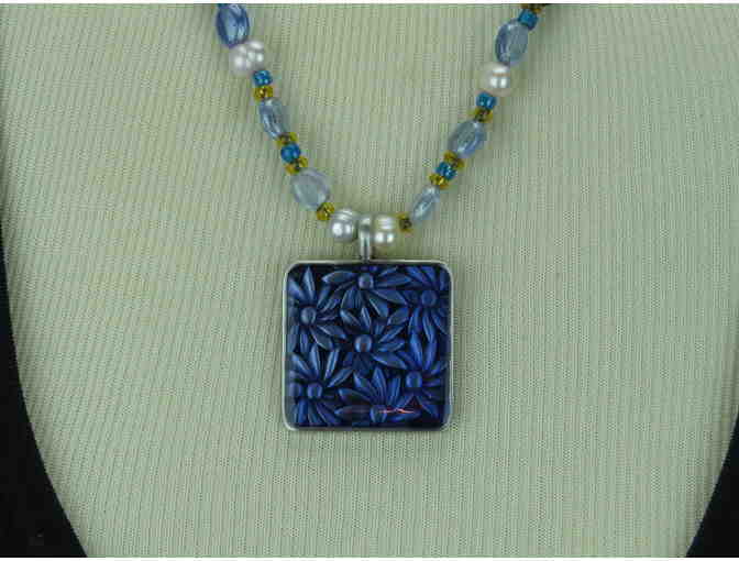 1/KIND COLORFUL AND ALLURING NECKLACE W/ONYX AND FRESHWATER PEARLS!