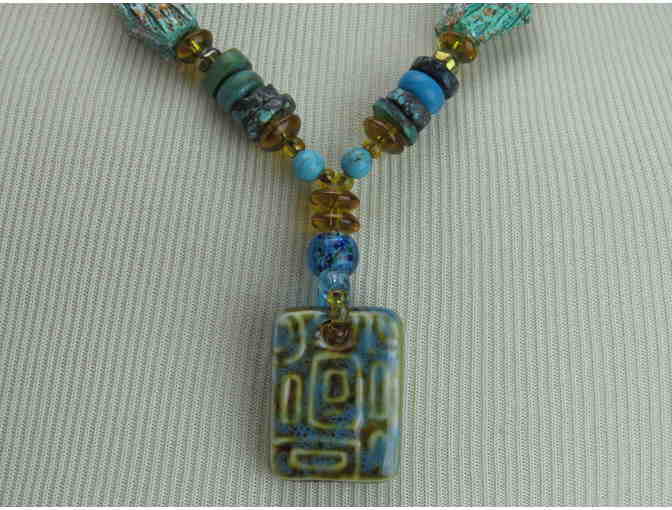 #177 by BeJeweled II : 1/KIND,   FAB FAUX NECKLACE