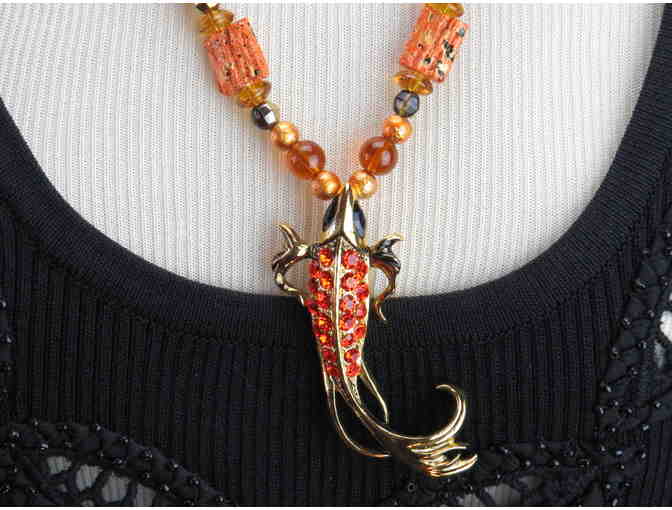 #182 by BeJeweled II:  FAB FAUX NECKLACE!