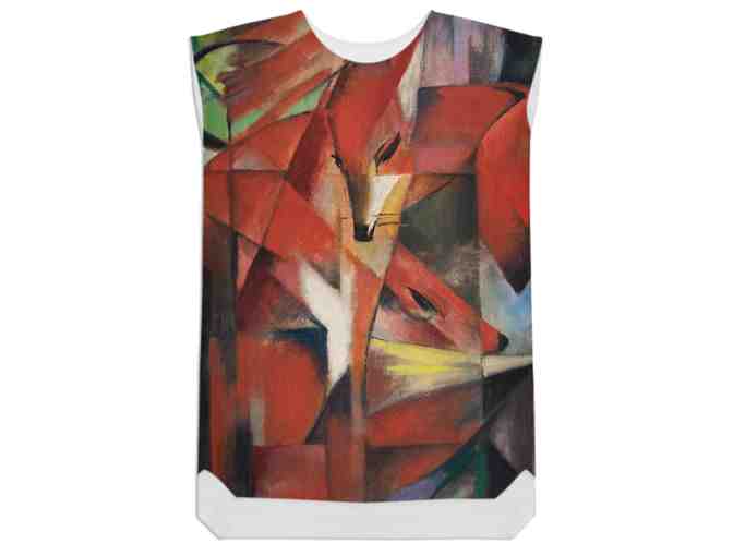'THE FOXES' by Franz Marc: SILKY! Versatile Shift Dress