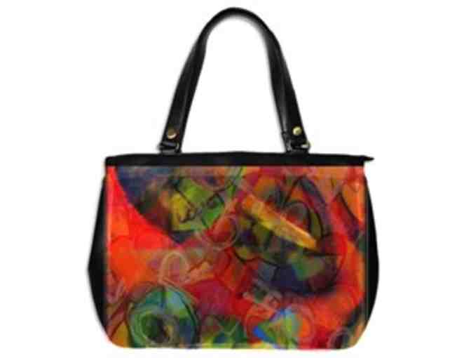 *  'LOVE LESSONS' BY WBK: CUSTOM MADE LEATHER TOTE BAG!
