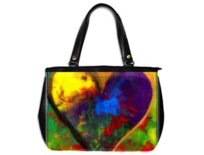 * 'ONE LOVE' BY WBK:  : CUSTOM MADE LEATHER TOTE BAG!