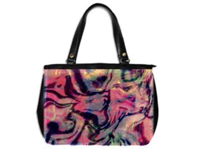 * 'POP ROCK STYLE' BY WBK: CUSTOM MADE LEATHER TOTE BAG!