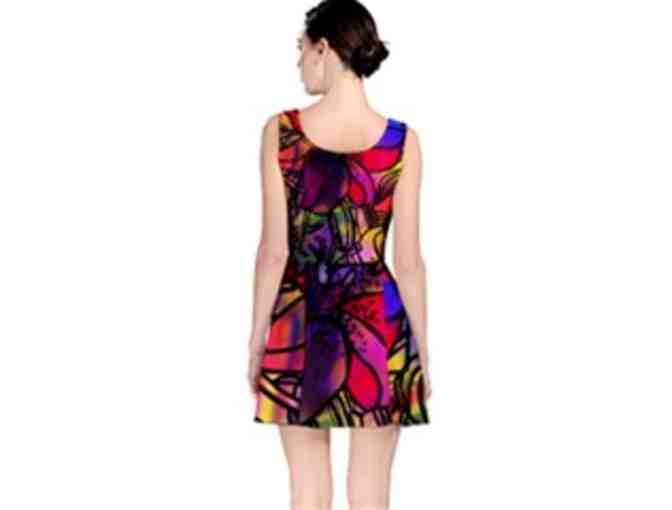 'FLORAL ABSTRACT 1' by WBK:  Delightful 'Skater' Dress:  EXCLUSIVELY YOURS!