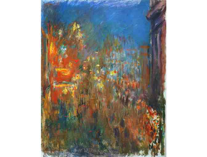 'Leiceshester Square' by MONET:  FREE Leather ART watch w/BID!