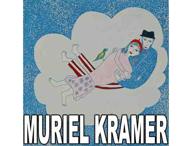 'Lovers In The Sky' by Mireille Kramer: Ltd. Edition Etching, Signed & Numbered by Artist