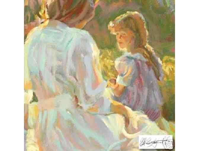 'Afternoon Chat' by Don Hatfield:  VERY COLLECTIBLE!