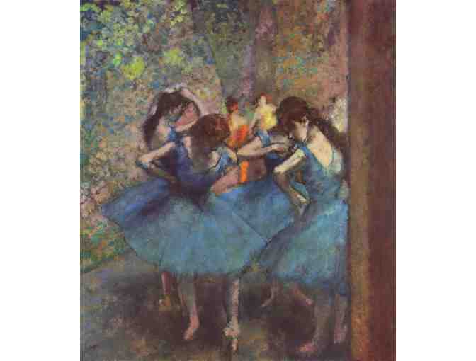 'Dancers In Blue' by DEGAS