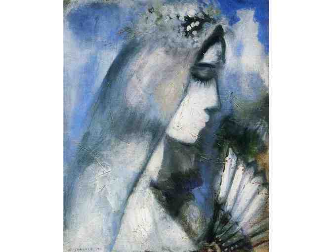 'Bride With A Fan' by Marc CHAGALL