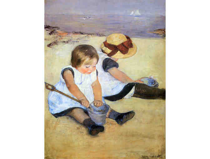'Children Playing On The Beach' by Mary CASSATT