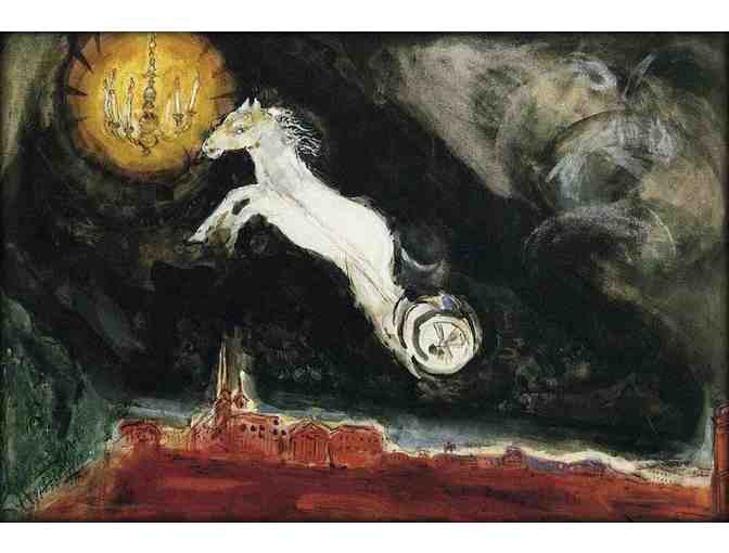 'Finale Of The Ballet' by Marc CHAGALL:  Free Leather ART watch with BID!